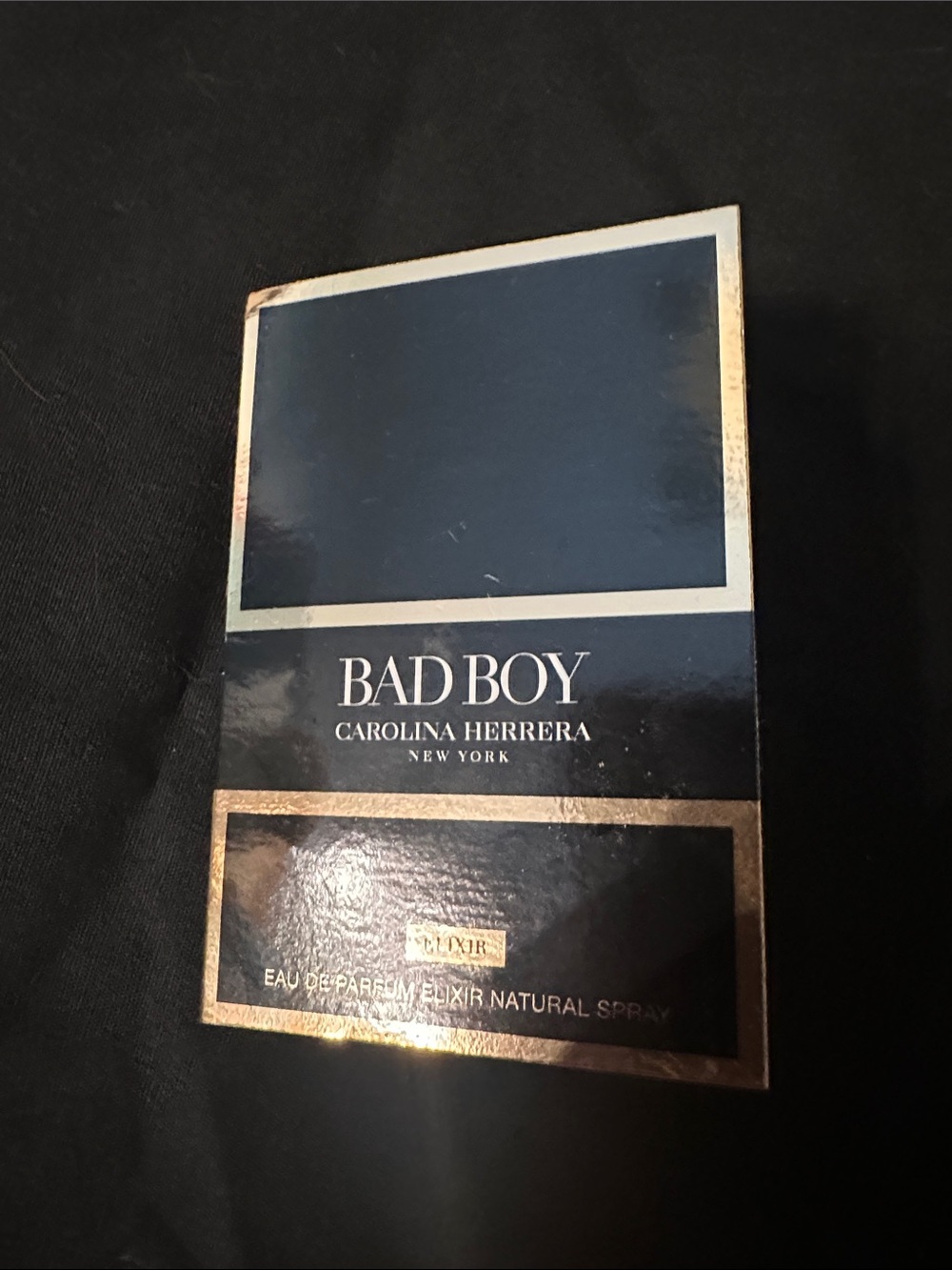 Bad Boy Elixar spray fragrance sample Caroline Herrera 1.5 ml New unused